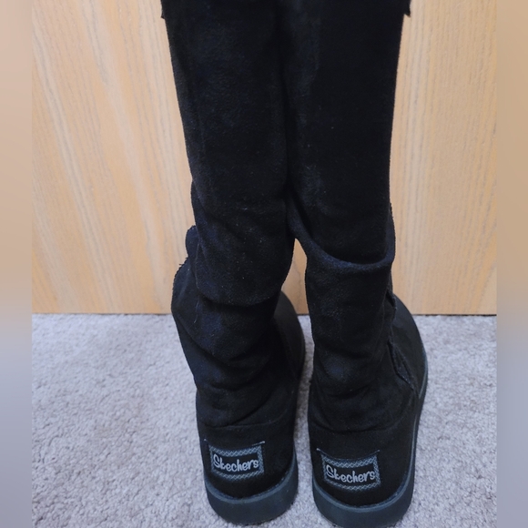 Skechers Black 'Keepsakes-Freezing' suede boots - Picture 4 of 5